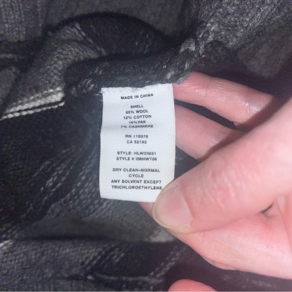 Helmut Lang Charcoal and Black Knit Top - Picture 4 of 5
